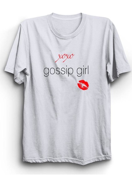 fame Gossip Girl Baskılı T-Shirt