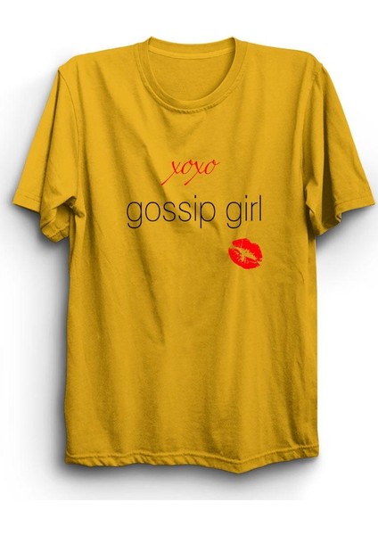 fame Gossip Girl Baskılı T-Shirt