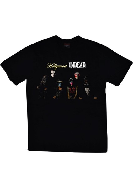 fame Hollywood Undead Baskılı T-Shirt