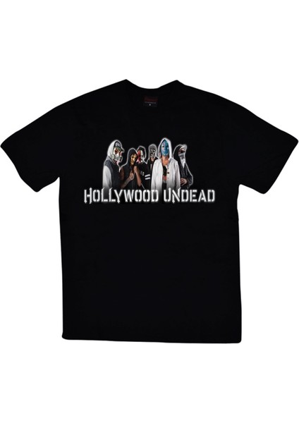 fame Hollywood Undead Baskılı T-Shirt