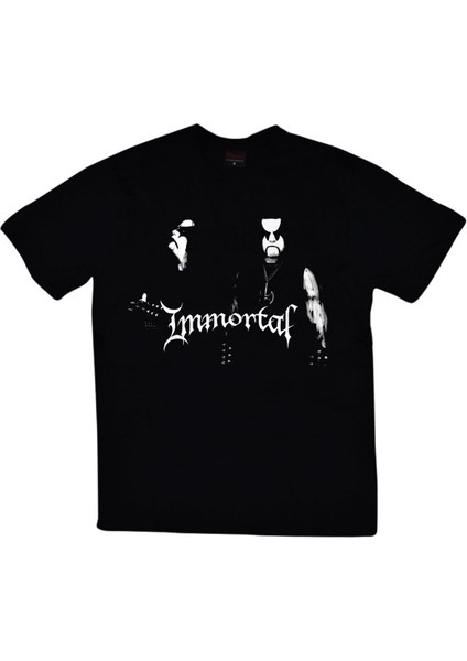 Immortal Baskılı T-Shirt