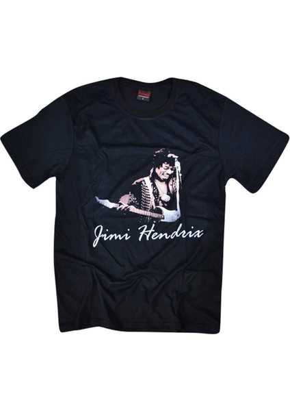 fame Jimi Hendrix Baskılı T-Shirt