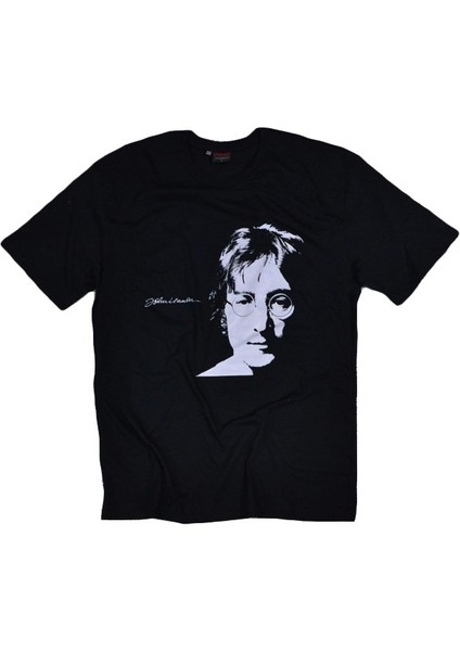 fame John Lennon Baskılı T-Shirt