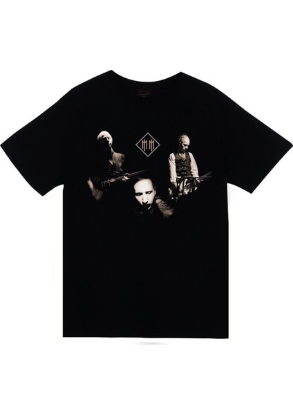 fame Marilyn Manson Baskılı T-Shirt