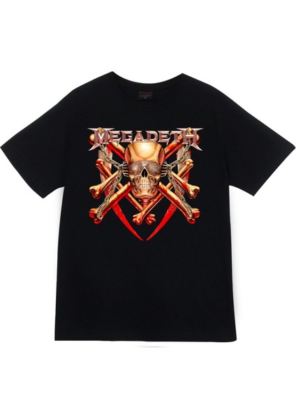 fame Megadeth Baskılı T-Shirt
