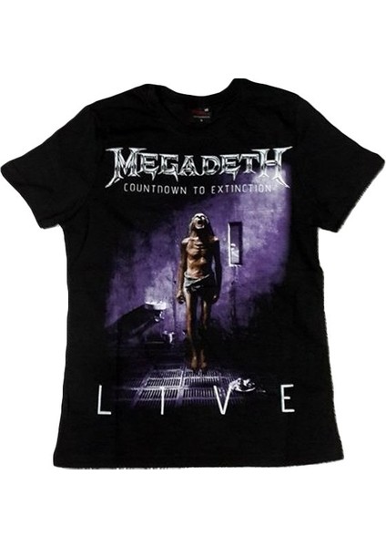 fame Megadeth Baskılı T-Shirt