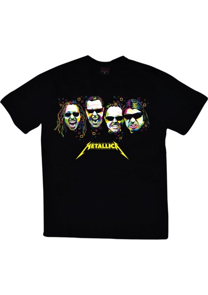 fame Metallica Baskılı T-Shirt