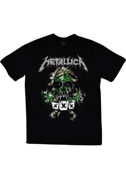 fame Metallica Baskılı T-Shirt