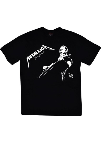 fame Metallica Baskılı T-Shirt