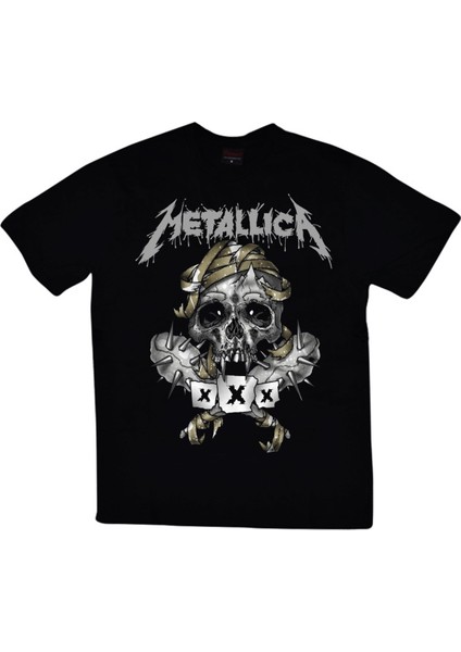 fame Metallica Baskılı T-Shirt