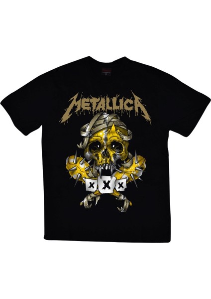 fame Metallica Baskılı T-Shirt