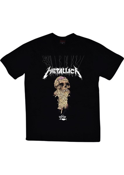 fame Metallica Baskılı T-Shirt