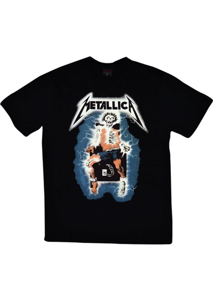 fame Metallica Baskılı T-Shirt