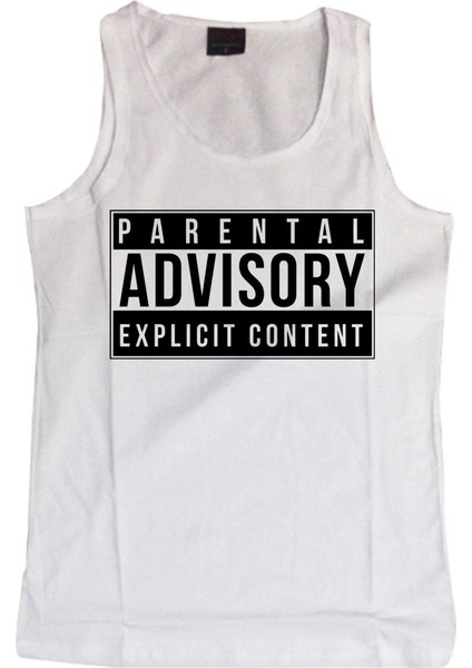 fame Parental Advisory Baskılı Sıfır Kol T-Shirt fiyatları