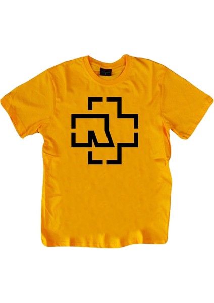 fame Rammstein Baskılı T-Shirt