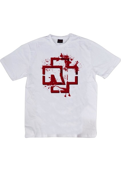fame Rammstein Baskılı T-Shirt