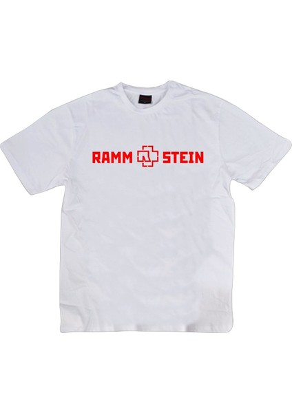 fame Rammstein Baskılı T-Shirt