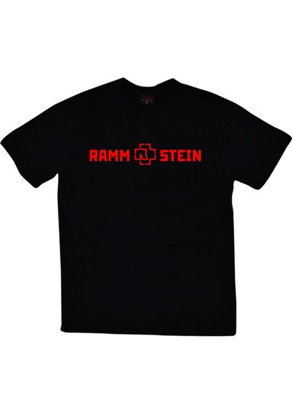 fame Rammstein Baskılı T-Shirt