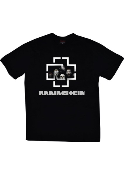 fame Rammstein Baskılı T-Shirt