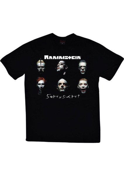 fame Rammstein Baskılı T-Shirt