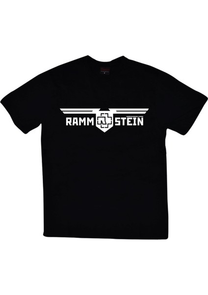 fame Rammstein Baskılı T-Shirt