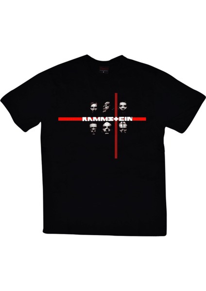 fame Rammstein Baskılı T-Shirt