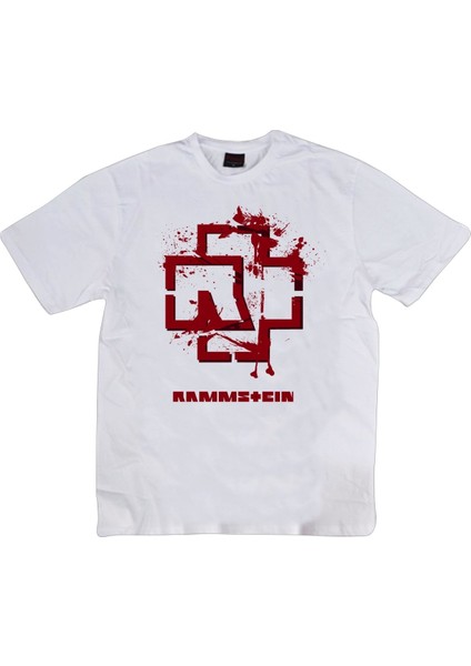 fame Rammstein Baskılı T-Shirt