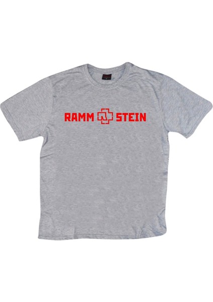 fame Rammstein Baskılı T-Shirt