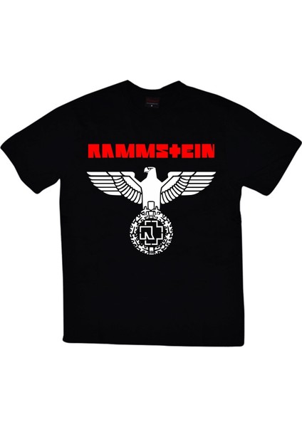 fame Rammstein Baskılı T-Shirt