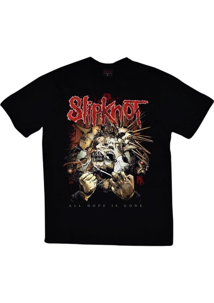 fame Slipknot Baskılı T-Shirt