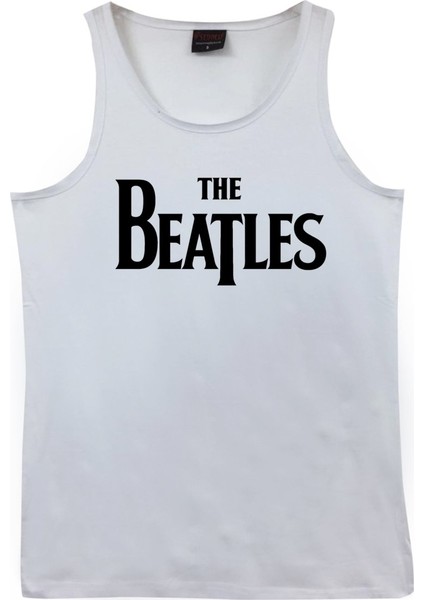 fame The Beatles Baskılı Sıfır Kol T-Shirt