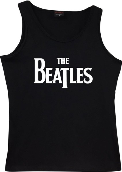fame The Beatles Baskılı Sıfır Kol T-Shirt