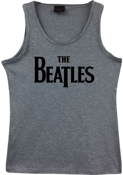 fame The Beatles Baskılı Sıfır Kol T-Shirt
