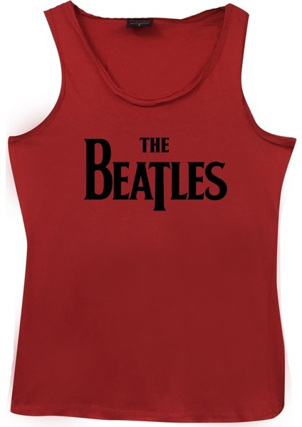 fame The Beatles Baskılı Sıfır Kol T-Shirt