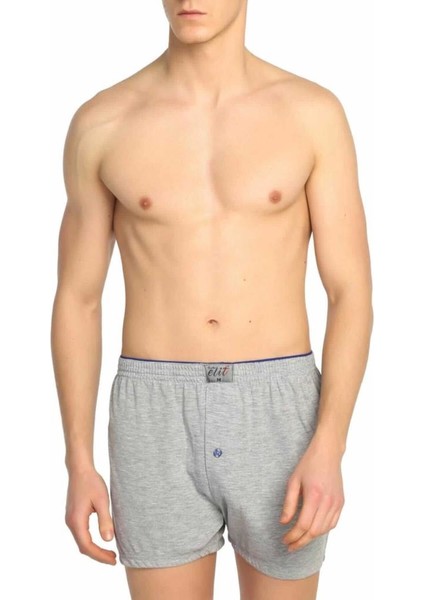 Poky Erkek 6'lı Düz Penye Boxer