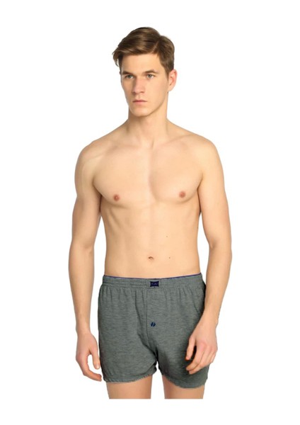 Poky Erkek 6'lı Düz Penye Boxer
