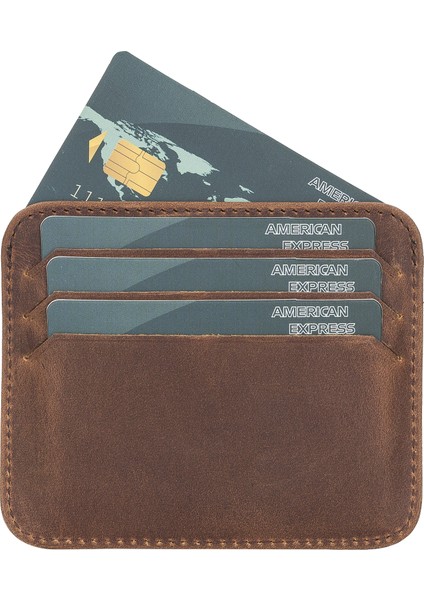 Pedro Slim Unisex Deri Kartlık G2 Antik Kahve modelleri