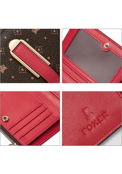 Retro Monogram Kadın Deri Cüzdan Özel Kutusunda indirimleri