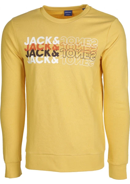 Jack & Jones Erkek Yolk Yellow Sweatshirt