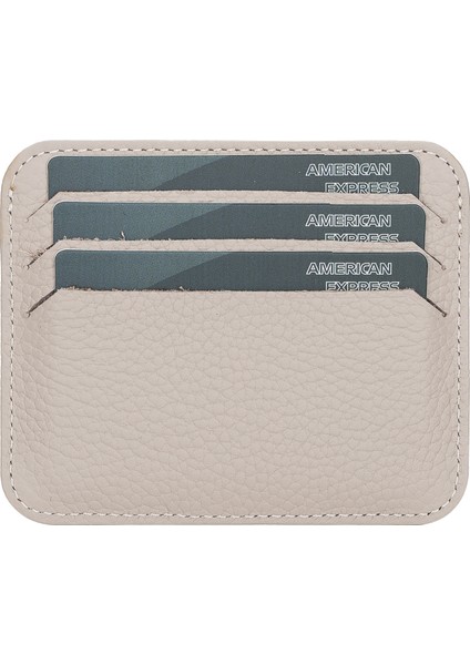 Pedro Slim Unisex Deri Kartlık Erc3 Bej