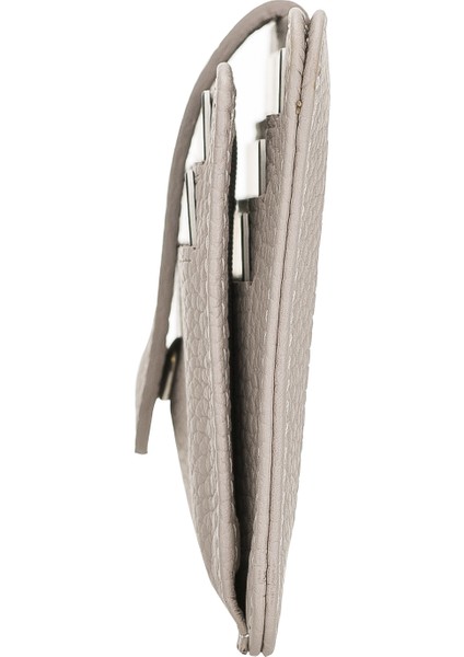 Bouletta BLW019 Slim Çok Bölmeli Unisex Deri Kartlık Erc3 Krem fırsatları