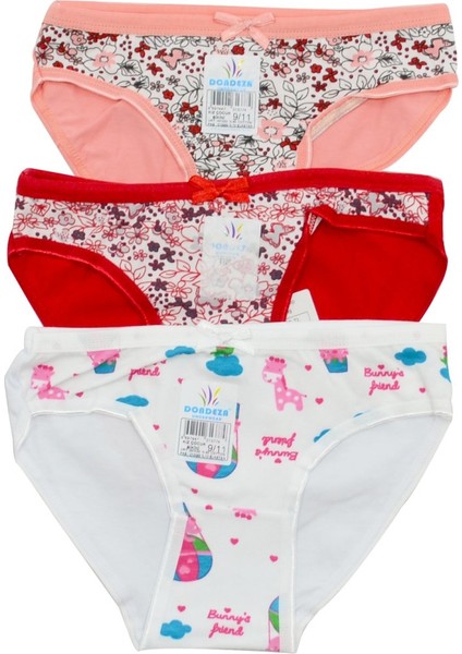 Dondeza Kız Çocuk 3'lü Slip