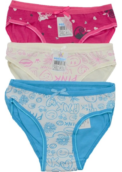 Dondeza Kız Çocuk 3'lü Slip