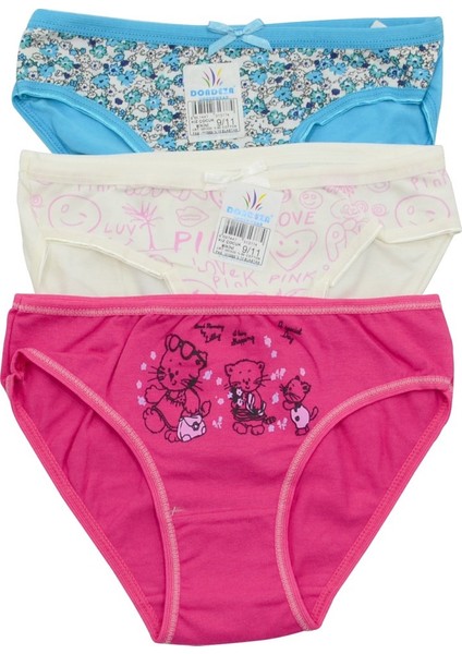 Dondeza Kız Çocuk 3'lü Slip