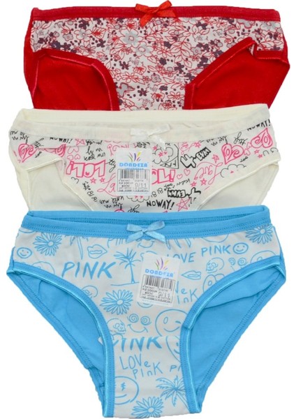 Dondeza Kız Çocuk 3'lü Slip