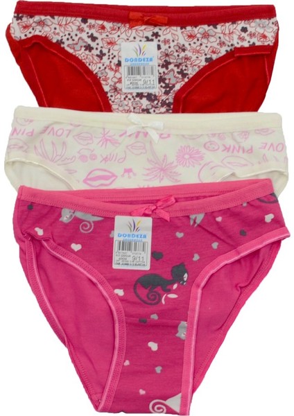 Dondeza Kız Çocuk 3'lü Slip