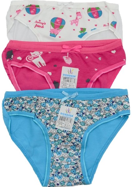 Dondeza Kız Çocuk 3'lü Slip