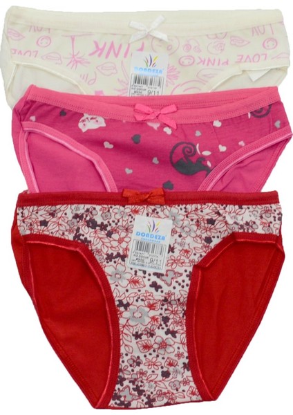 Dondeza Kız Çocuk 3'lü Slip
