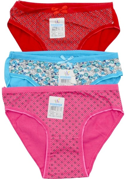 Dondeza Kız Çocuk 3'lü Slip