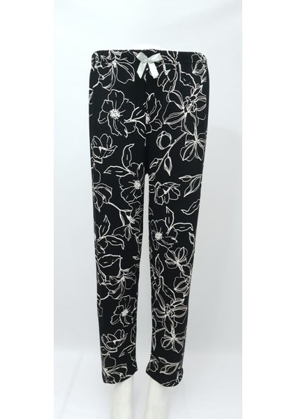 Kadın Desenli Viskon Eşofman/ Pijama Altı